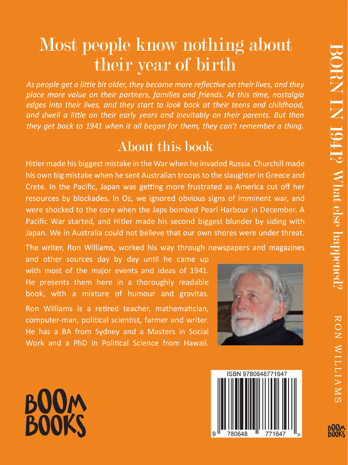 Book; Born in 1941? What else happened? - Ron Williams