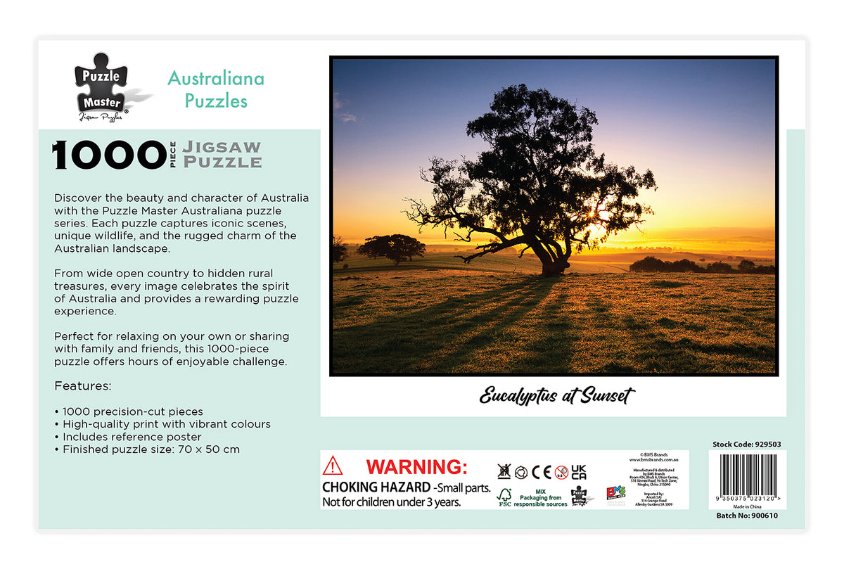 1000 PCE AUSTRALIANA PUZZLE - EUCALYPTUS AT SUNSET