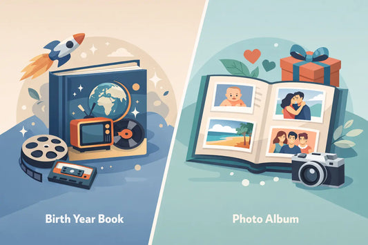 Birth Year Book vs Photo Album: Which Gift?