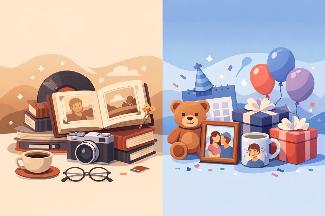 Nostalgia Books vs Personalised Gifts for Birthdays