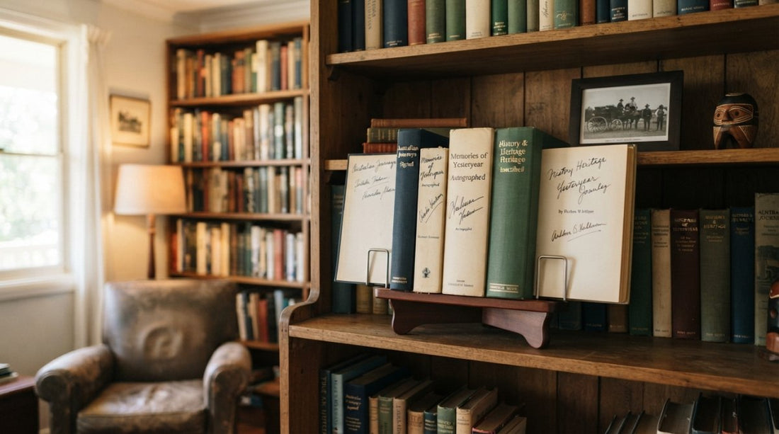 How to Display Signed Books in Your Home