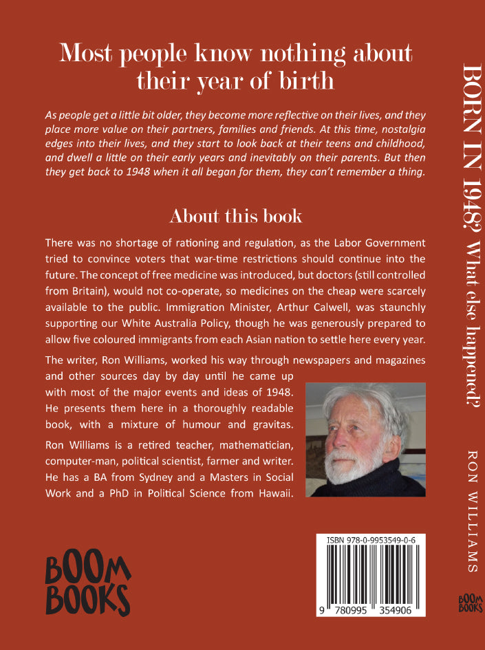 Book; Born in 1948? What else happened? - Ron Williams
