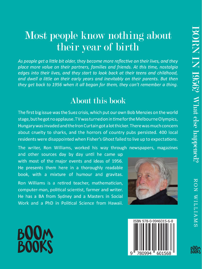 Book; Born in 1956? What else happened? - Ron Williams