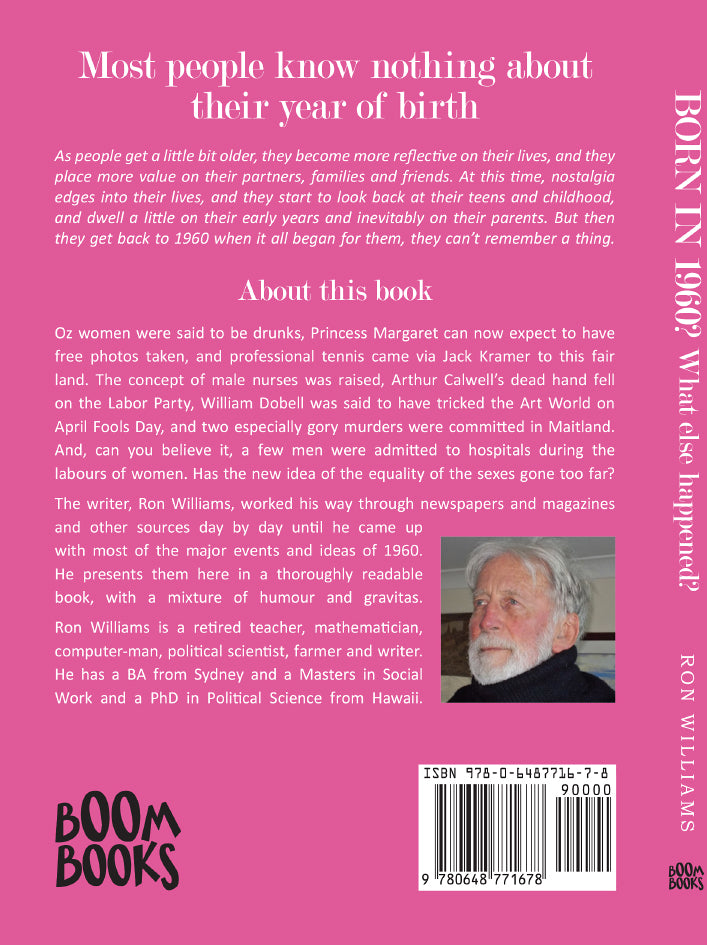 Book; Born in 1960? What else happened? - Ron Williams