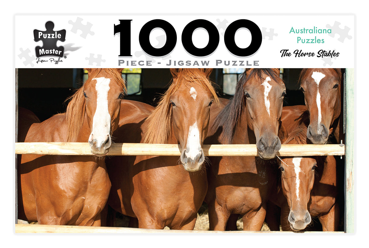 1000 PCE AUSTRALIANA PUZZLE - THE HORSE STABLES