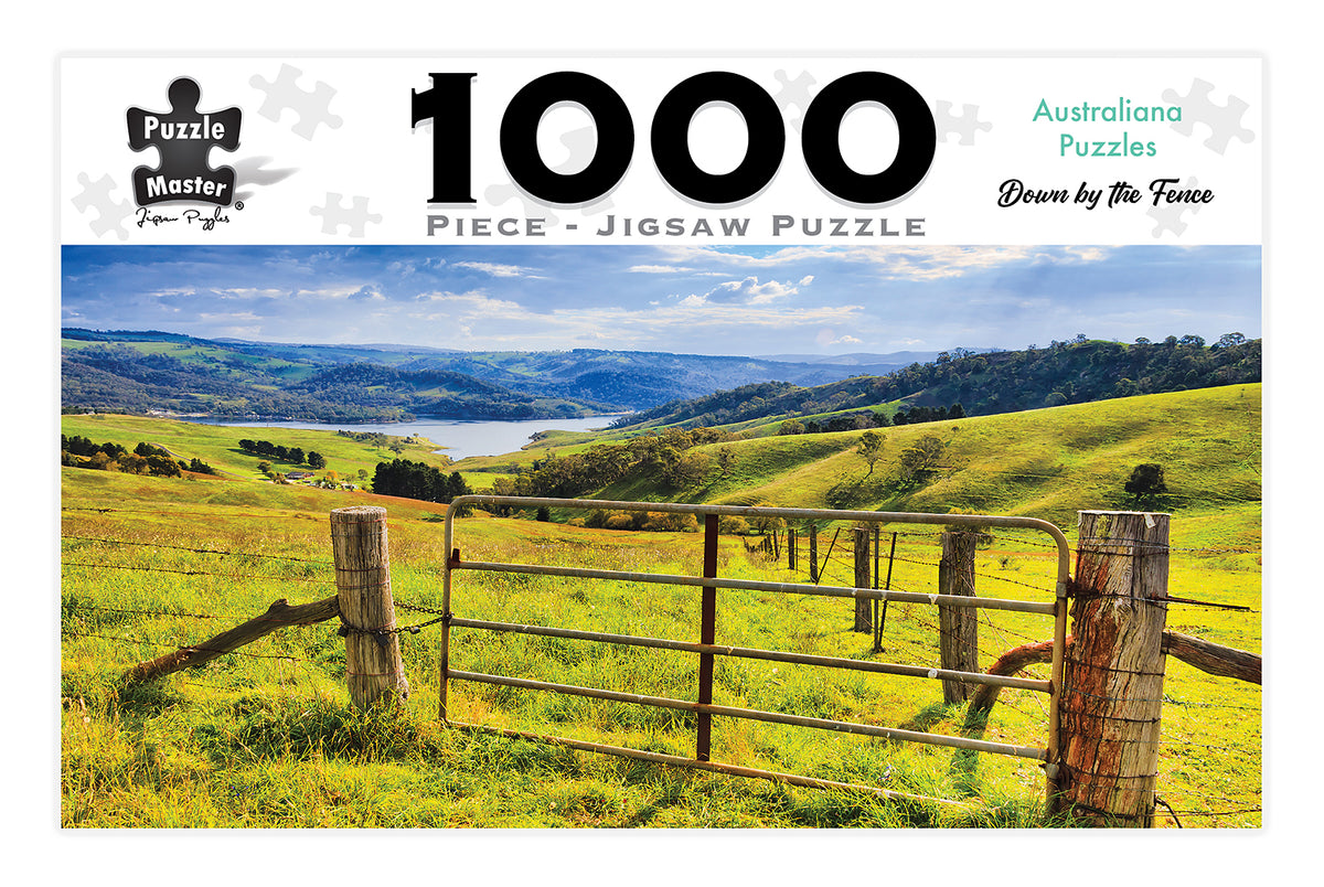 1000 PCE AUSTRALIANA PUZZLE - DOWN BY THE FENCE