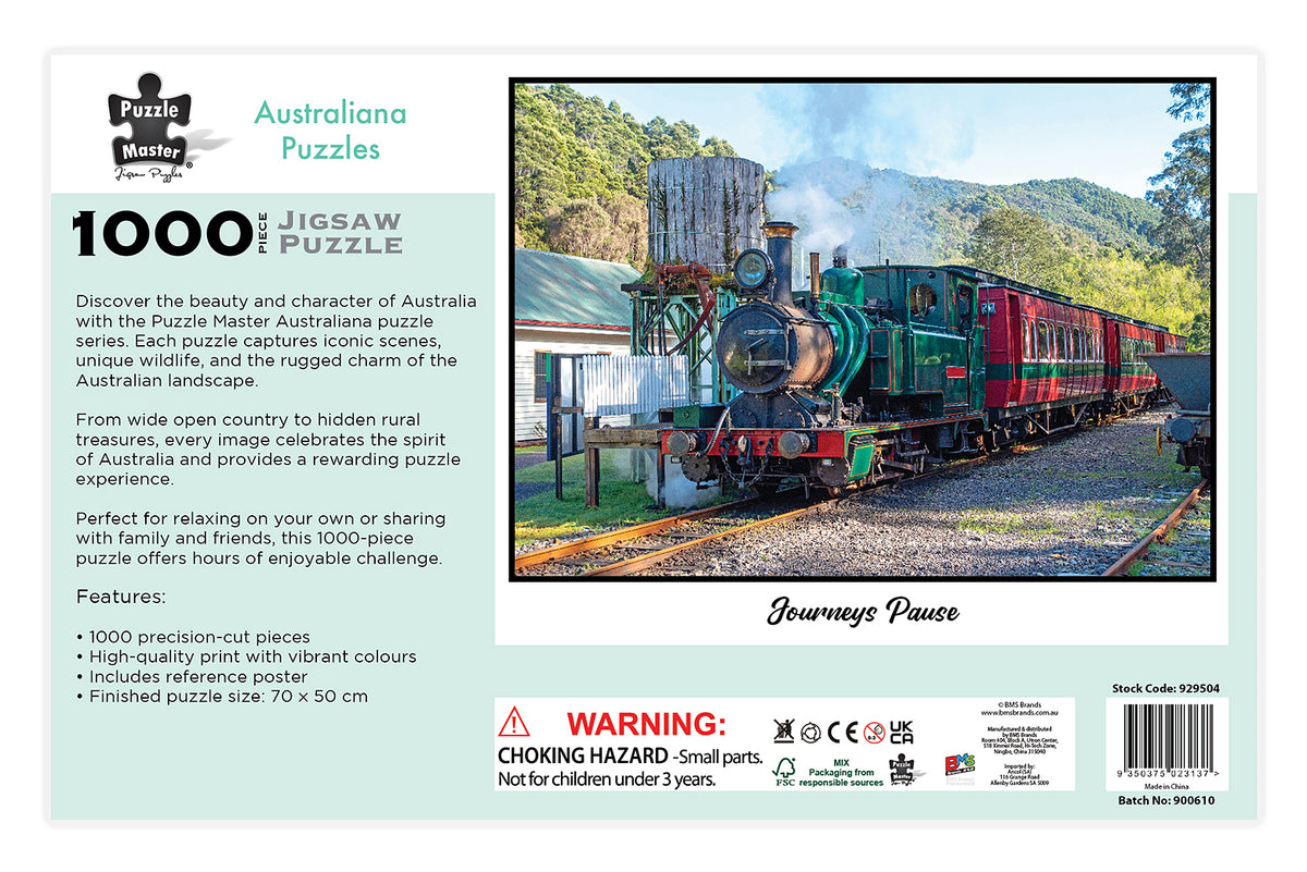 1000 PCE AUSTRALIANA PUZZLE - JOURNEY'S PAUSE