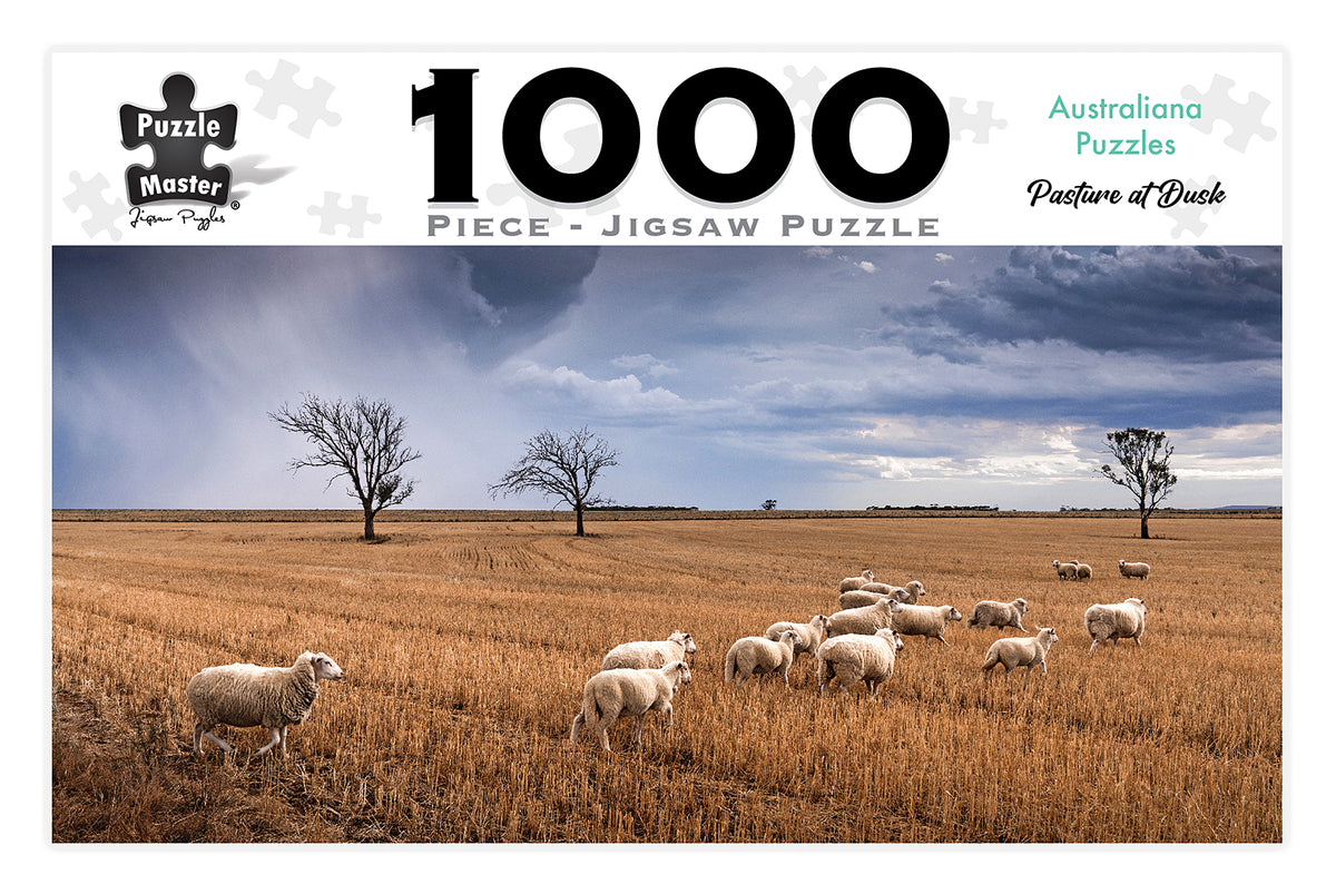 1000 PCE AUSTRALIANA PUZZLE - PASTURE AT DUSK