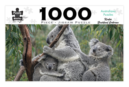 1000 PCE AUSTRALIANA PUZZLE - KOALA'S BUSHLAND EMBRACE