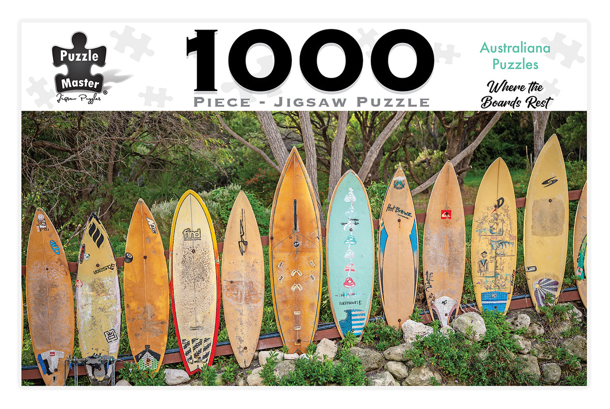1000 PCE AUSTRALIANA PUZZLE - WHERE THE BOARDS REST